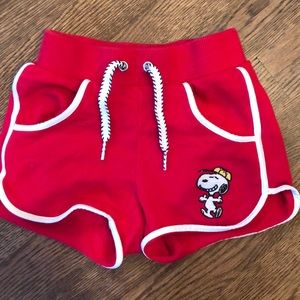 Hanna Andersson Snoopy shorts